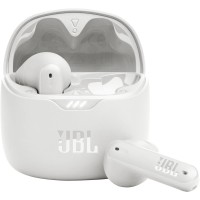 JBL Tune Flex - True Wireless Noise Cancelling Earbuds (White), Small 