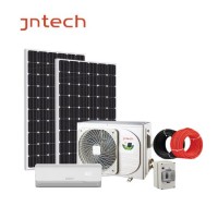 JN Tech Hybrid Split Solar Energy Air Conditioner with 4 Solar Panels - 24000btu