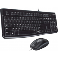 Logitech Desktop MK120 Durable, Comfortable, USB Mouse and keyboard Combo 