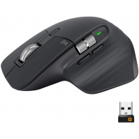Logitech MX Master 3 Advanced Wireless Mouse, Ultrafast Scrolling, Ergonomic, 4000 DPI, Customization, USB-C, Bluetooth, USB, Apple Mac, Microsoft PC Windows, Linux, iPad - Graphite