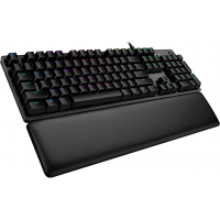 Logitech - G513 GX Brown Carbon Wired Gaming Mechanical Keyboard with RGB Backlighting - Gray