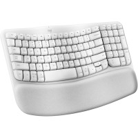 Logitech Wave Keys Bluetooth Keyboard - White