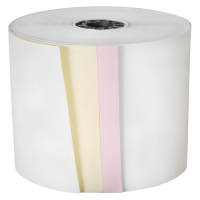 Thermamark Consumables Cash Register Rolls, Carbonless, 3-Ply, 3"x70', 50, White/Pack