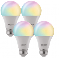 Nexxt Solutions Smart Home Wi-Fi Color Bulb LED - A19 4pk