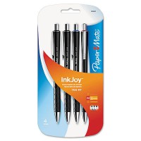 InkJoy 700 RT Retractable Ballpoint Pen 1mm, Assorted, Black Barrel, 4/Pack