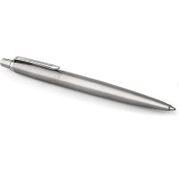 Parker Jotter Ballpoint Pen, Stainless Steel with Chrome Trim, Medium Point, Blue Ink, Gift Box