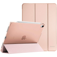 ProCase iPad Air 4 Case 10.9 Inch 2020 iPad Air 4th Generation Case A2316 A2324 A2325 A2072, Slim Stand Hard Back Shell Protective Smart Cover Cases for iPad Air 10.9" 4th Gen 2020 –Rosegold