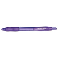 Paper Mate 35830 Profile Ballpoint Retractable Pen, Purple Ink 1X