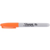 Sharpie 30006 Orange Fine Point Permanent Marker 1X