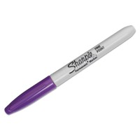 Sharpie 30008 Fine Point Permanent Marker Purple Dozen