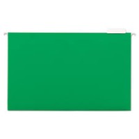 Universal Hanging File Folders, 1/5 Tab, Legal, Green - Single