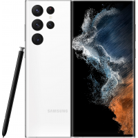 Samsung - Galaxy S22 Ultra 256GB (Unlocked) - Phantom White
