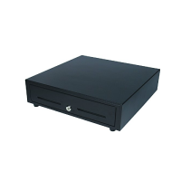 Star Micronics CD3-1616 5 Bill / 8 Coin Value Series Cash Drawer with 2 Media Slots and Included Cable (16" x 16") - Black