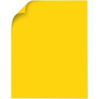 UNIVERSAL PAPER CLEAR YELLOW LETTER 