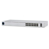 Ubiquiti Networks UniFi USW-16-POE Gen2 Configurable 16-Port Gigabit PoE Ethernet Switch with SFP