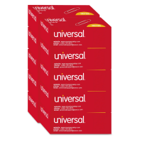 Universal Smooth Paper Clips Wire Jumbo Silver 100/Box, 10 Boxes/Pack (UNV72220)