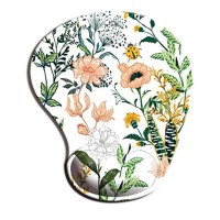 Dooke Ergonomic Mouse Pad with Gel Wrist Support - Beautiful Flora