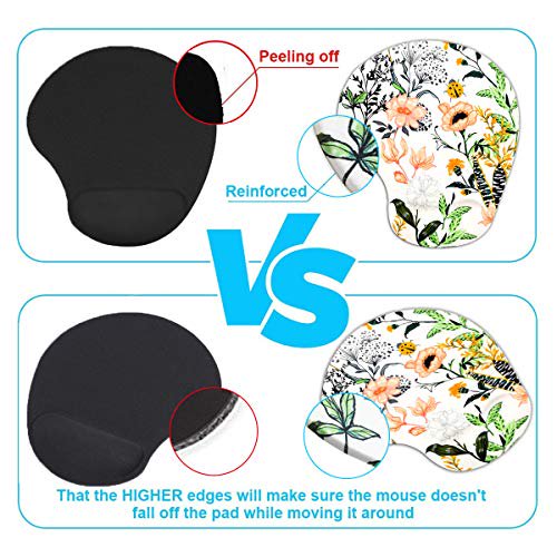 Dooke Ergonomic Mouse Pad with Wrist Support, Cute Mouse Pads with Non