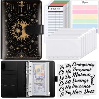SKYDUE BUDGET BINDER BLACK GOLDEN