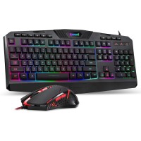 Redragon S101 RGB Backlit Gaming Keyboard & M601 Backlit Gaming Mouse - Combo Set
