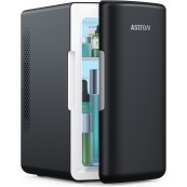 AstroAl Mini Fridge - Portable Thermoelectric Cooler And Warmer (6 Liter/8 Soda Cans) - Dark Grey