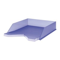 JALEMA LETTER TRAY CLEAR PURPLE