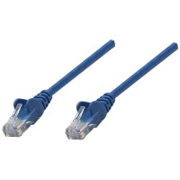Intellinet Cat 6 UTP Patch Cable 10 Ft Blue