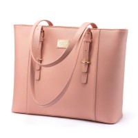 Lovevook Laptop Bag 15.6" Large Office Handbags - Pink