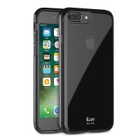 iLuv Vyneer for iPhone 8 Plus, Black 
