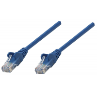 Intellinet 14-Feet Network Solutions Cat6 RJ-45 Male UTP Patch Cable, Blue (343305)