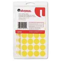 UNIVERSAL LABEL COLOR CODED .75 1M YELLOW
