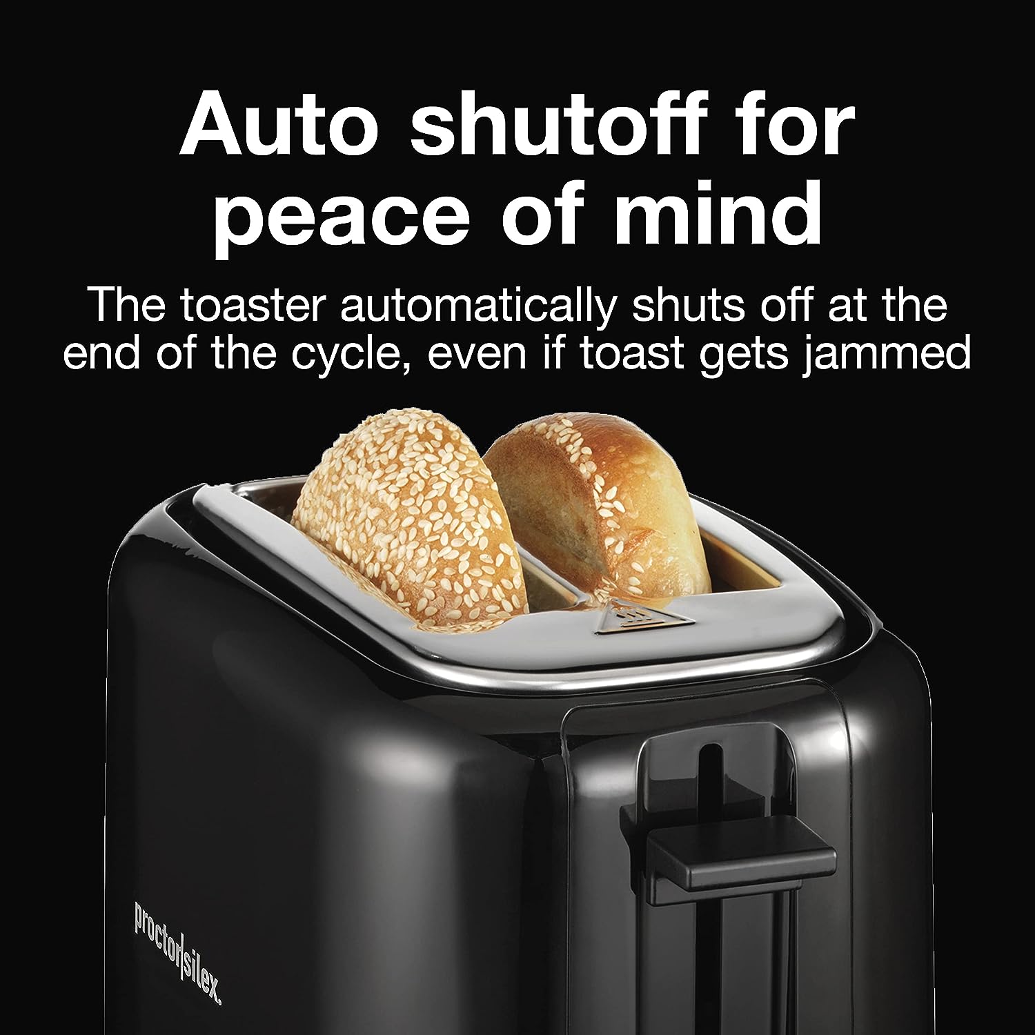Proctor Silex Extra-Wide 2 Slot Toaster - Black 