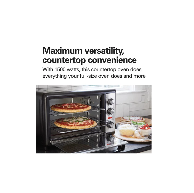 Hamilton Beach Countertop Oven with Convection and Rotisserie - 1500 Watts