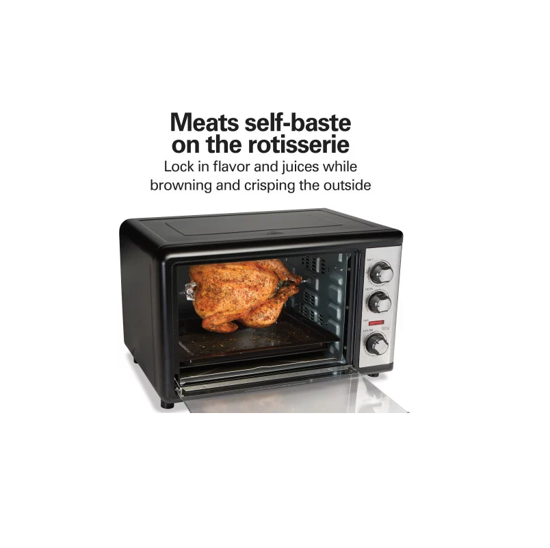 Hamilton Beach Countertop Oven with Convection and Rotisserie - 1500 Watts