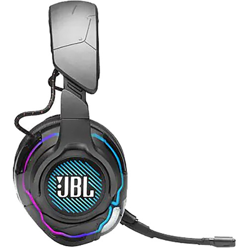 JBL Quantum ONE Noise-Canceling Wired Over-Ear USB Gaming Headset (Black)