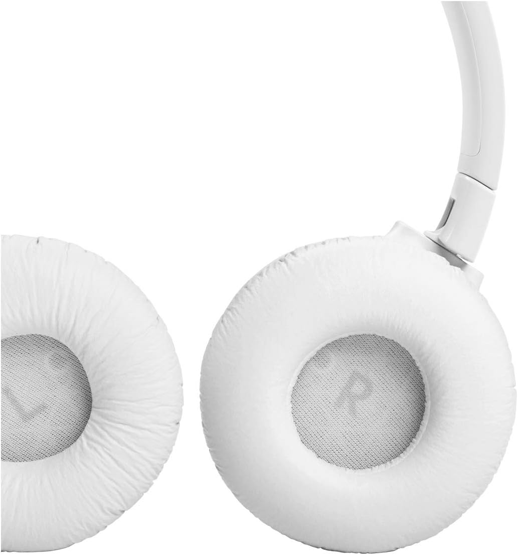 JBL Tune 660NC Noise-Canceling Wireless On-Ear Headphones - White