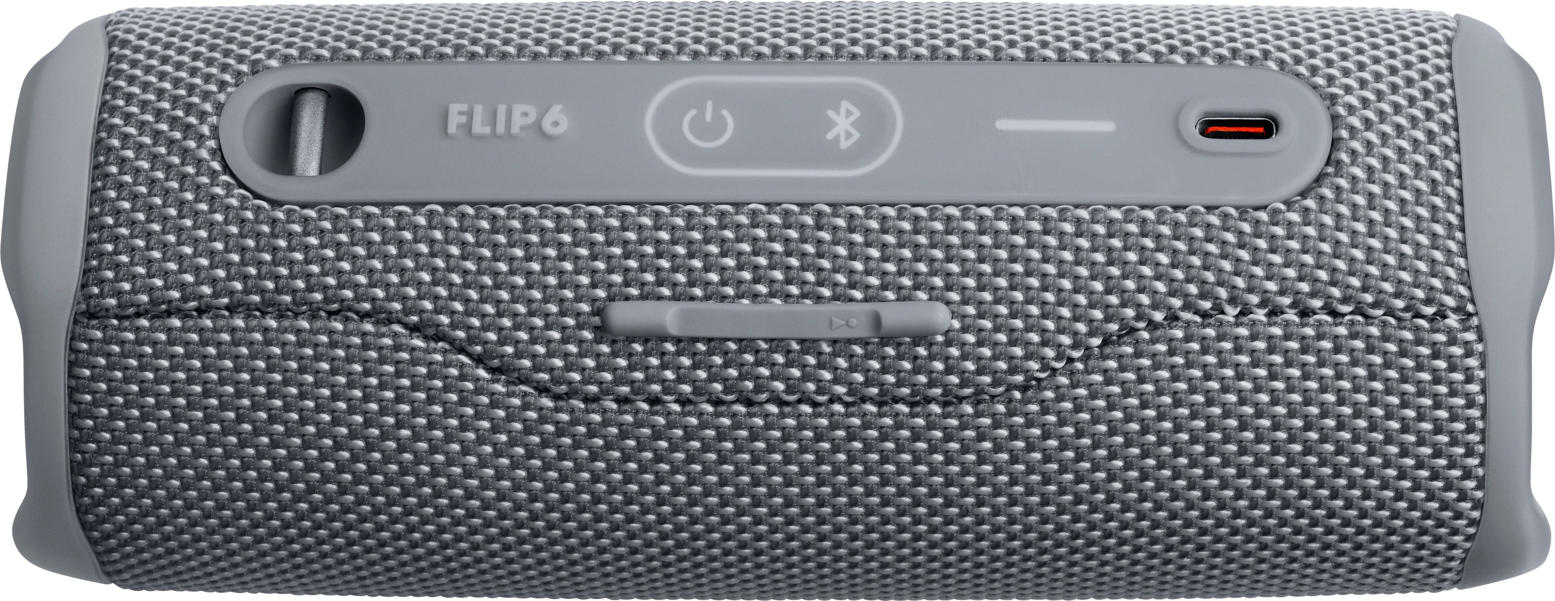 JBL Flip 6 Waterproof Bluetooth Speaker - Grey