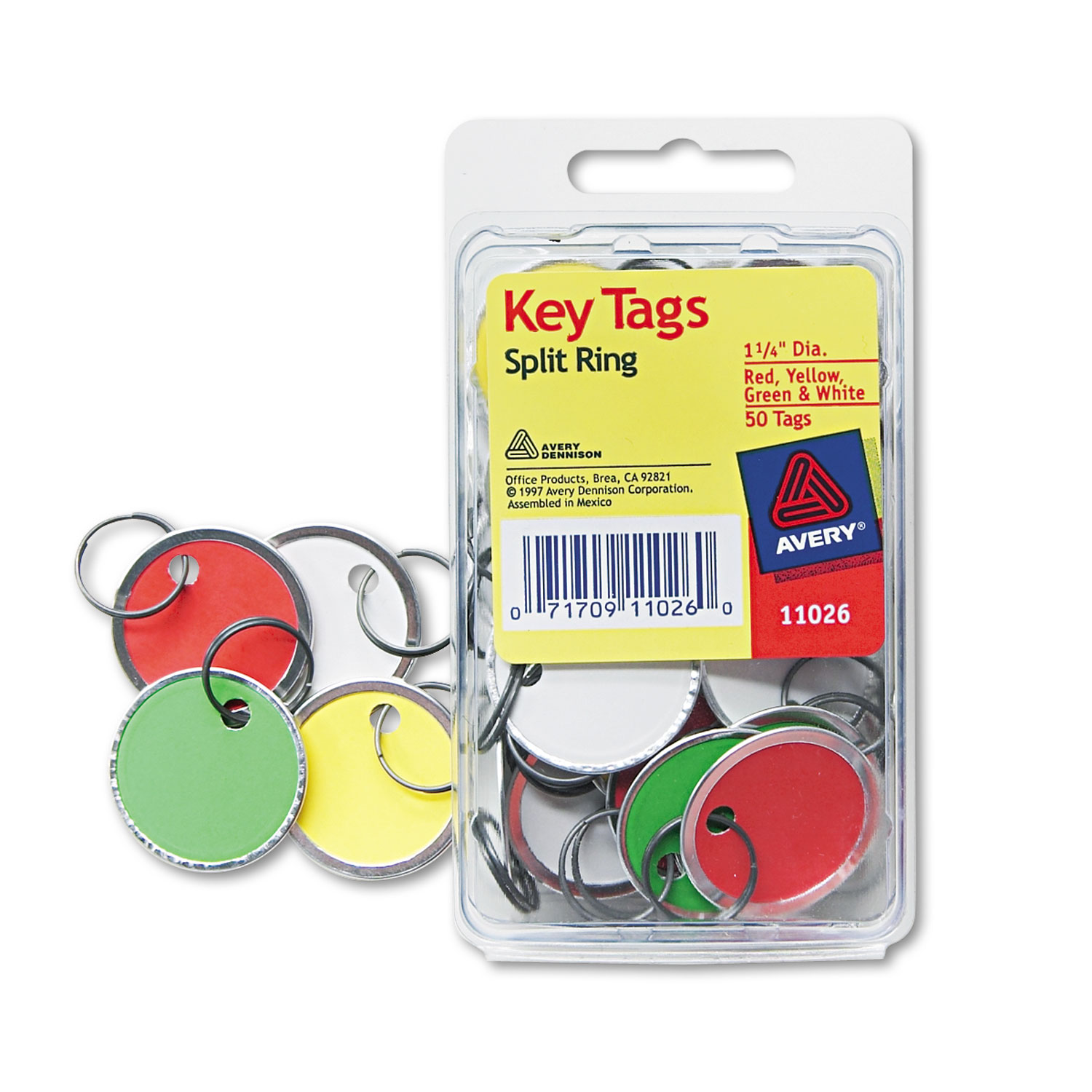 Assorted Colors Tough Plastic Key Tags With Split Ring Label Window Buy  Assorted Colors Keychains,Plastic Key Tags With Split Ring,Plastic Key Tags  With Split Ring Label Window Product On | Pack Of
