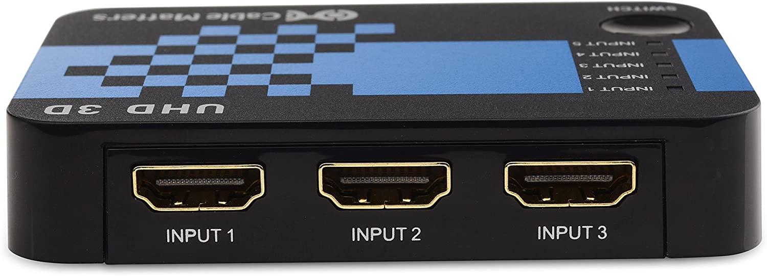 Cable Matters 5-Port HDMI Switch with 4K Resolution Support