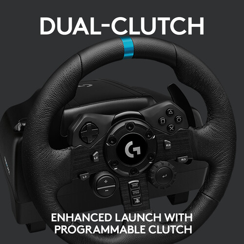 Logitech G G923 TRUEFORCE Sim Racing Wheel and Pedals - Black