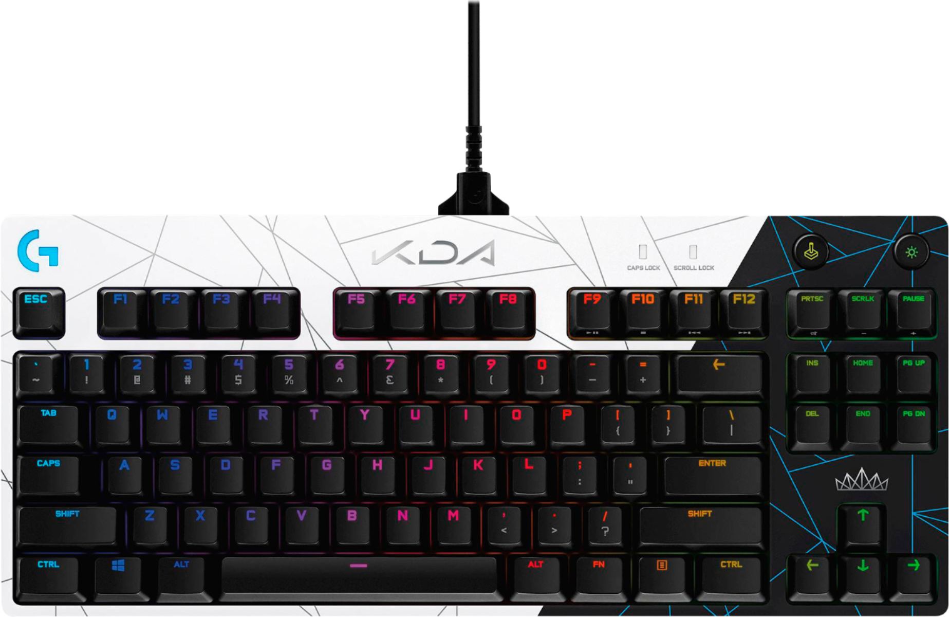 Logitech G PRO TKL Wired Mechanical Gaming Keyboard with RGB Backlighting