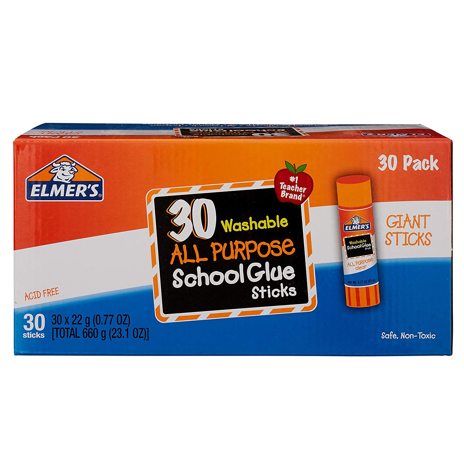 Elmer's Giant School Glue Stick 3 Pk., Tape, Adhesives & Fasteners, Household