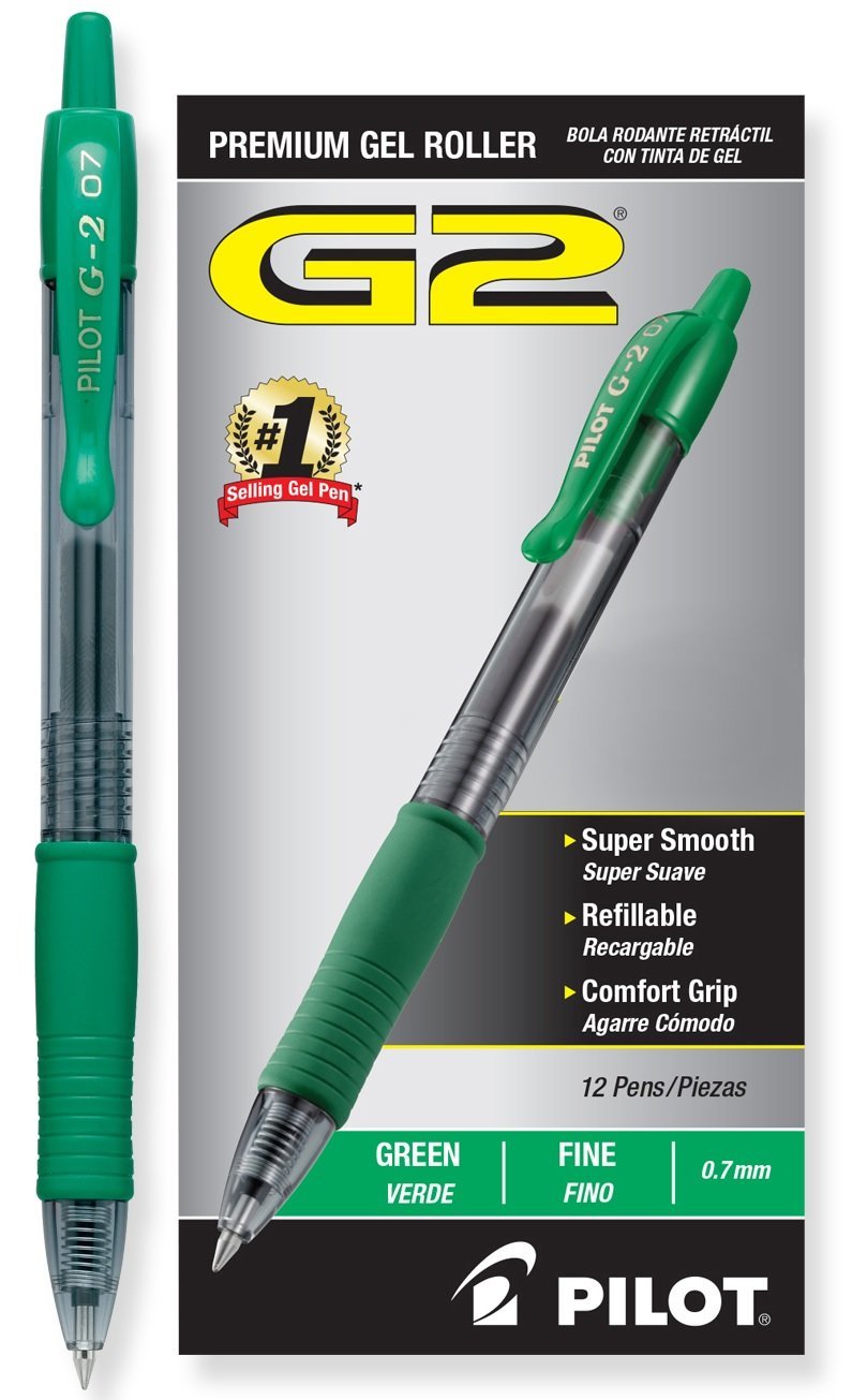Pilot G2 Metallics Gel Ink Pen, 8 Assorted Inks, 0.7 Fine Point - W.B. Mason