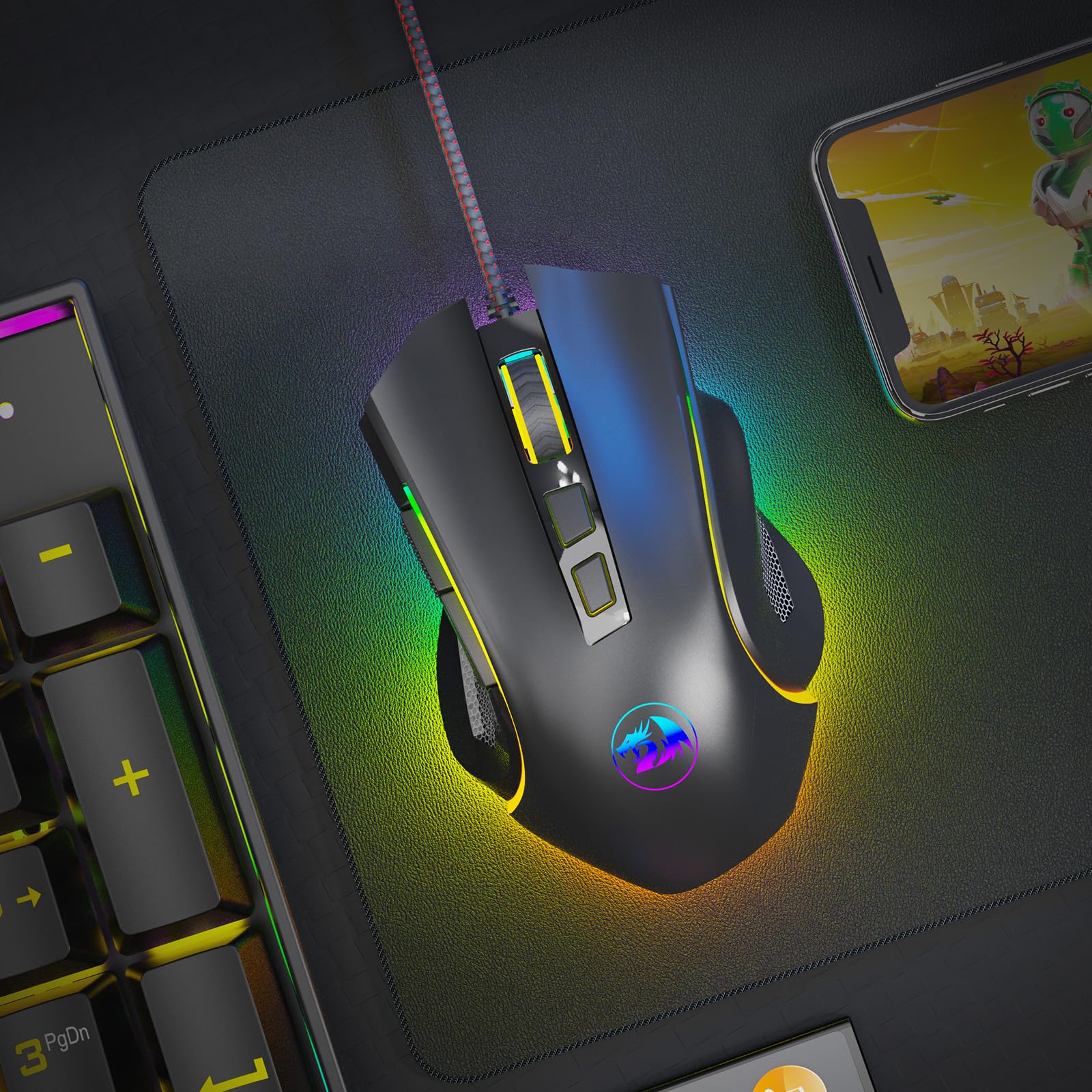 Redragon Griffin M602 Ultra BT Wireless Wired Gaming Mouse Black