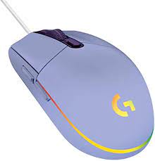 Logitech G203 LIGHTSYNC Wired Optical Gaming Mouse - Lilac 