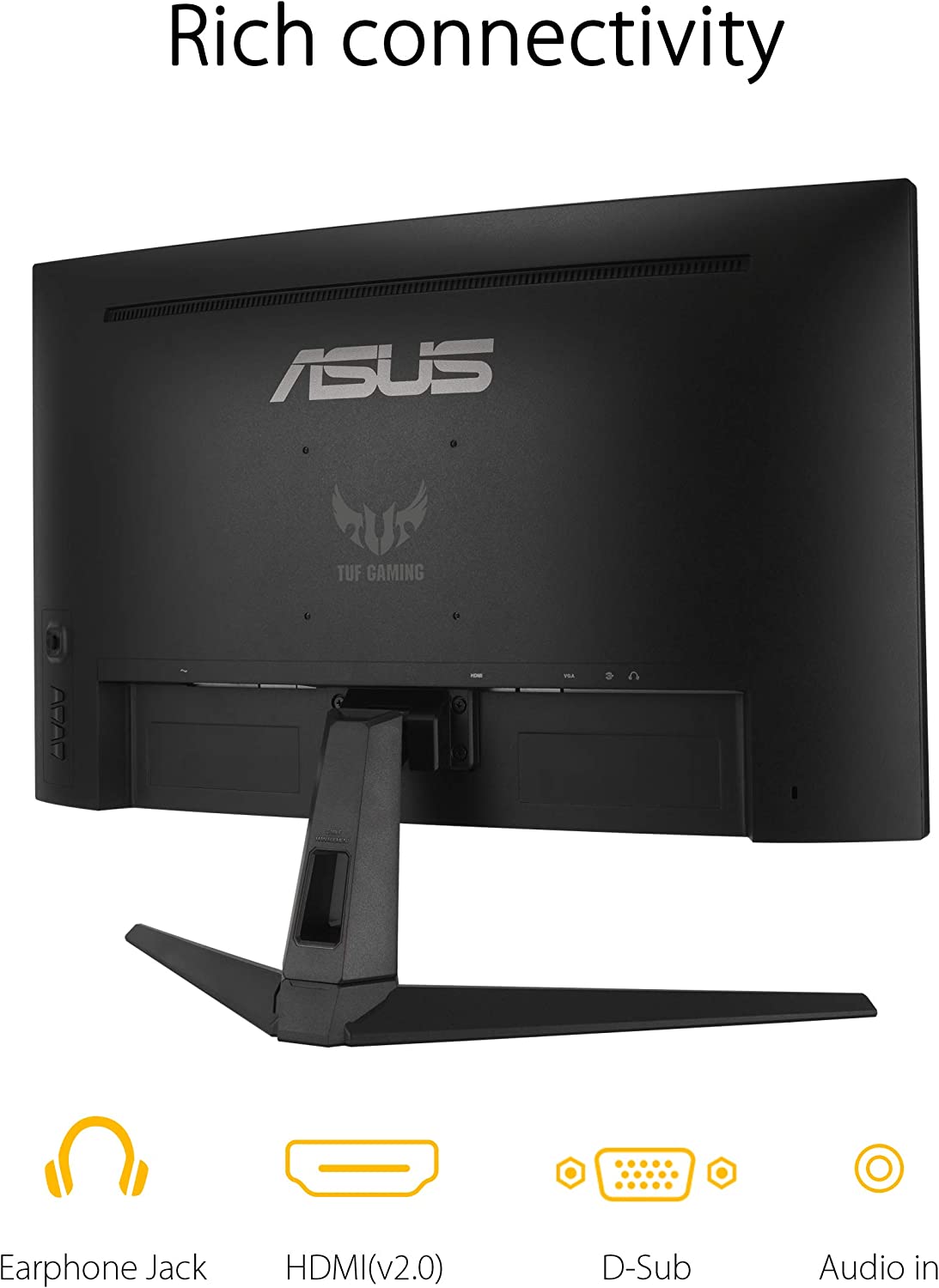 ASUS TUF - VG27VH1B 27" LCD Curved 1080P Gaming Monitor