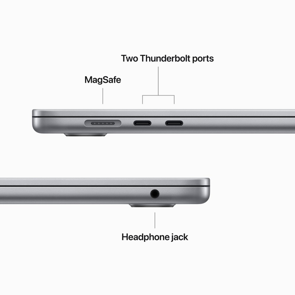 MacBook Air 15" Laptop - Apple M2 Chip - 8GB Memory - 256GB SSD (Latest Model) - Space Gray
