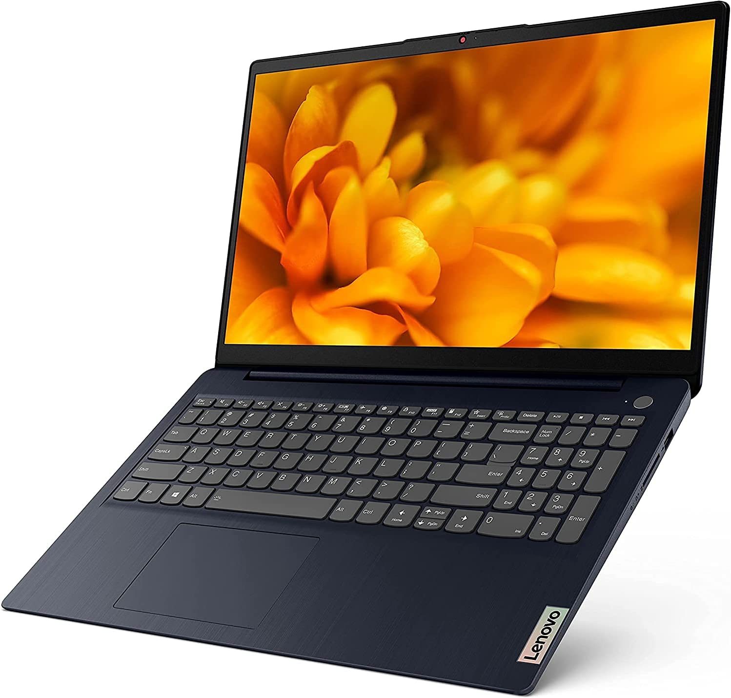 Lenovo Ideapad 3 15.6" FHD Laptop - AMD Ryzen 5 5500U, 8GB RAM, 256GB SSD, Windows 11 - Abyss Blue 