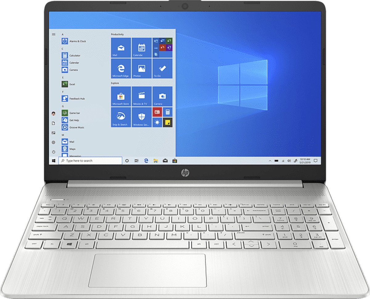 HP 15.6" Laptop, Intel Core i5, 12GB Memory, 256GB NVMe SSD - Silver ( 15-dy2061ms )