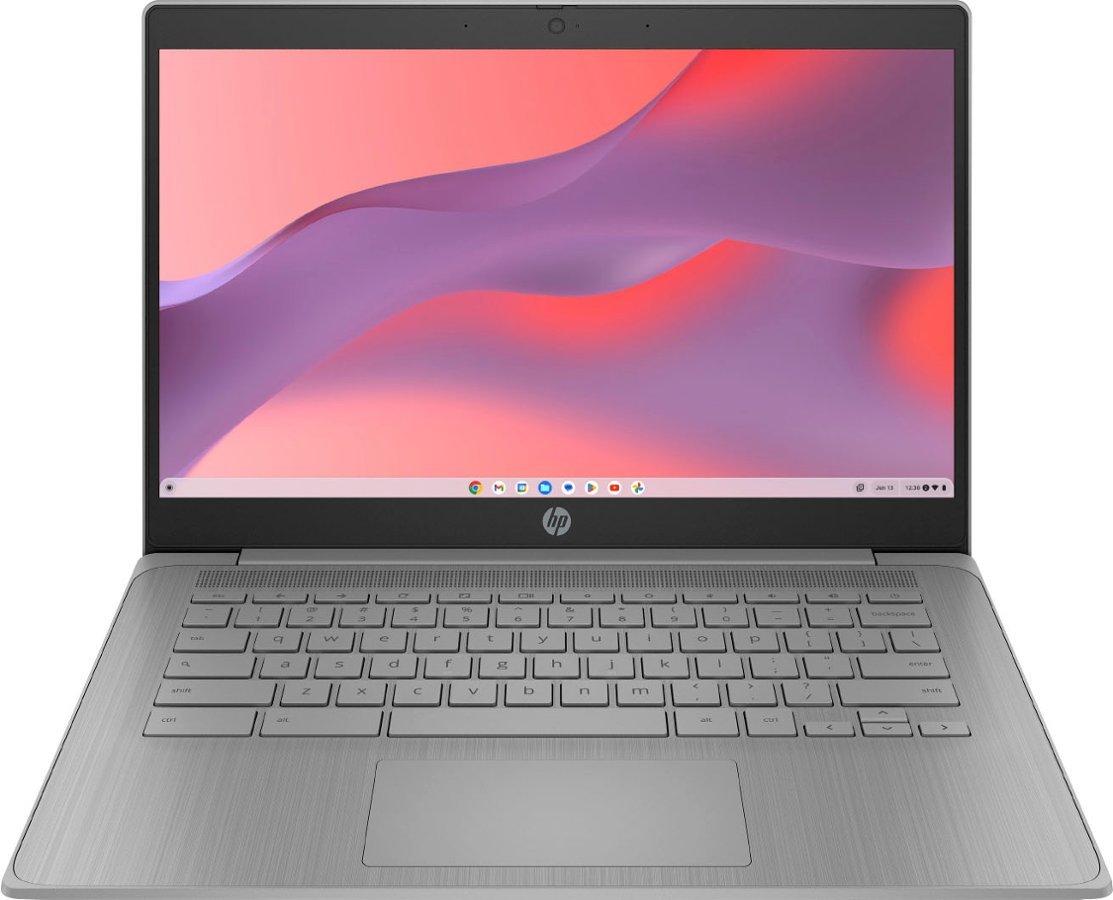 HP Chromebook 14" - Intel Celeron 4GB 64GB eMMC - Modern Gray
